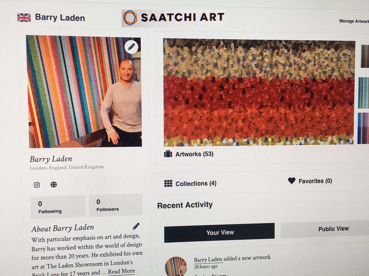 Now Selling On Saatchi Art Barry Laden   Saatchi News 